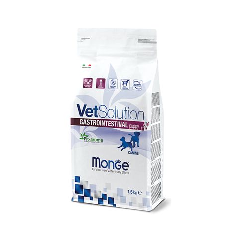 Pəhriz quru yem Monge VetSolution Gastrointestinal Puppy qastroenteroloji patologiyası olan küçüklər üçün, 1.5 kq — Bakı
