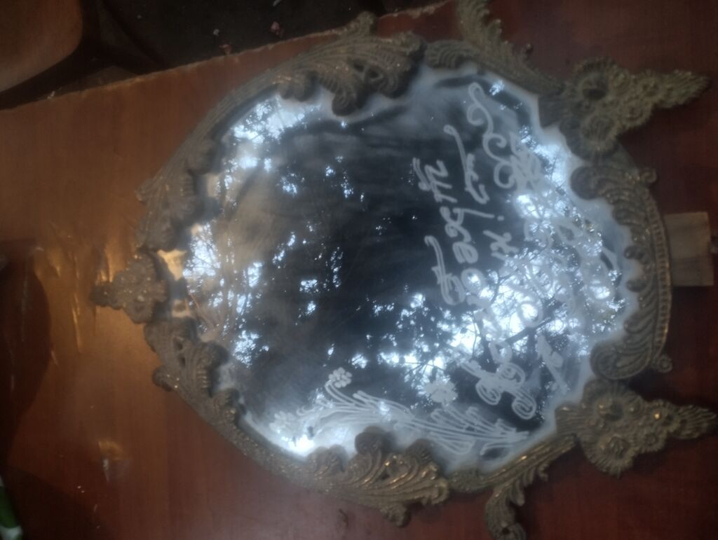 Güzgü Masaüstü, Oval, Dekorativ, Naxışlı — Aynalar, Bakı (2)