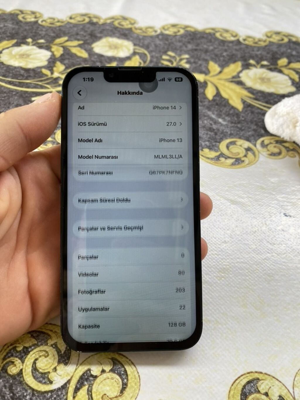 IPhone 13, 128 GB, Qara, Face ID — Apple iPhone, Xırdalan (3)