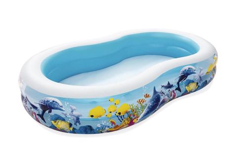 Uşaq üçün şişmə hovuz Bestway 54118 Sualtı Dünya 262x157x46 sm, 544 l, 3 yaşdan — 67.06 ₼ · Bakı · Hovuzlar Uşaq üçün şişmə hovuz Bestway 54118 Sualtı Dünya 262x157x46 sm, 544 l, 3 yaşdan — Bakı