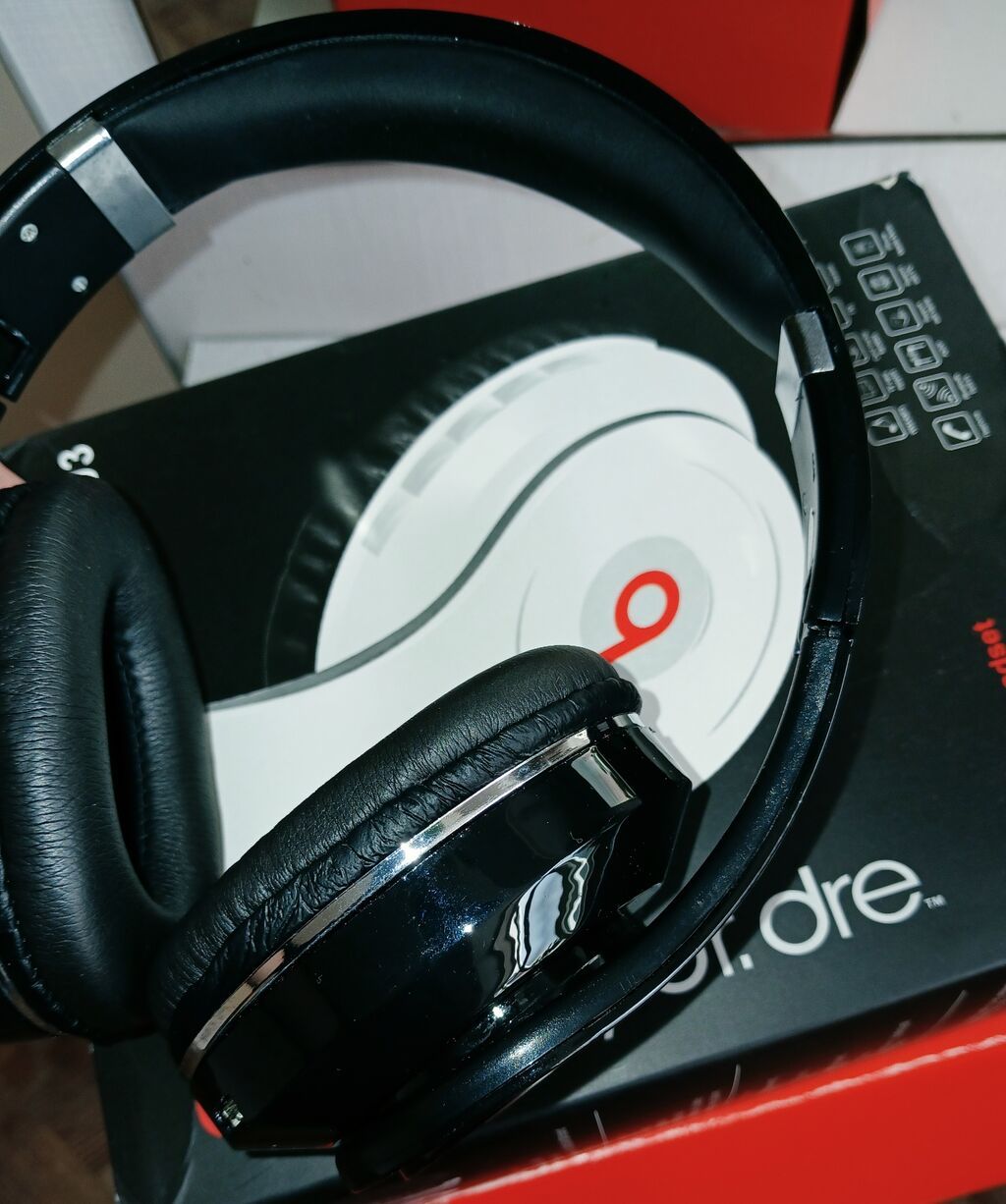 Beats by Dr. Dre TM-003 Bluetooth Stereo/MP3 Headset - Simsiz — Qulaqcıqlar, Qəbələ (2)