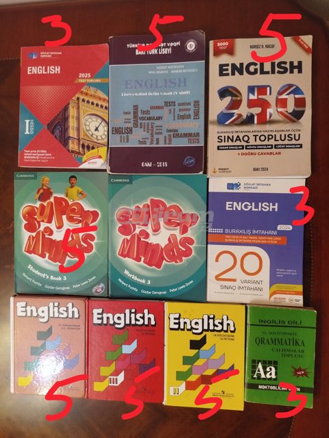 Kitab ingilis dili — 5 ₼ · Bakı · Kitablar və jurnallar Kitab ingilis dili — Bakı