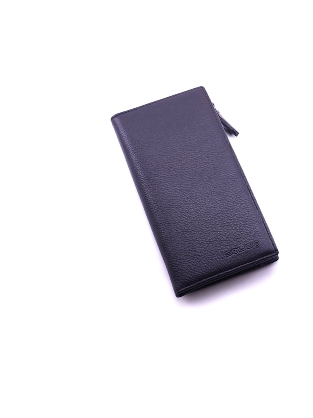 Kişilər üçün pul kisəsi təbii dəridən Solido 02-766BK Qara — Mallar, Bakı