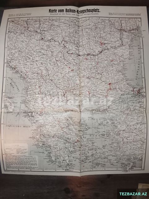 Alman 1.ww 1915 Xəritə — 40 ₼ · Bakı · İdman, hobi, istirahət Alman 1.ww 1915 Xəritə — Bakı