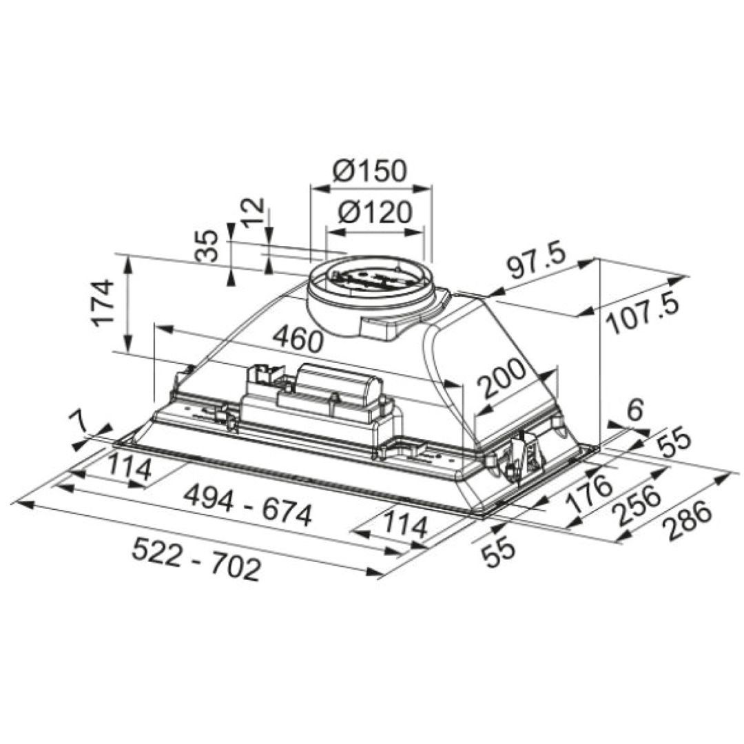 Aspirator Franke FBI 525 BK — Ev texnikası, Bakı (2)