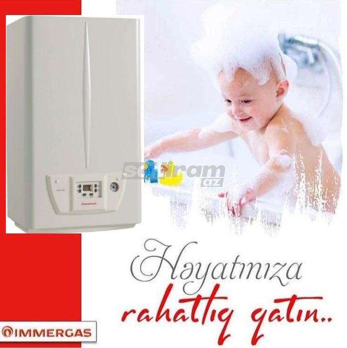 Kombi Immergas Eolo Star 24 kw — Ev texnikası, Bakı (6)