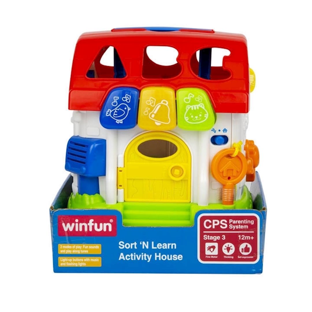 Oyuncaq-sorter WinFun Play Studio Sort 'n Learn Activity House, plastik — Mallar, Bakı