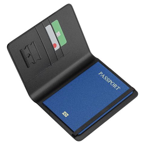 Green Lion Pass-Track Passport Holder with Find My Black — Bakı
