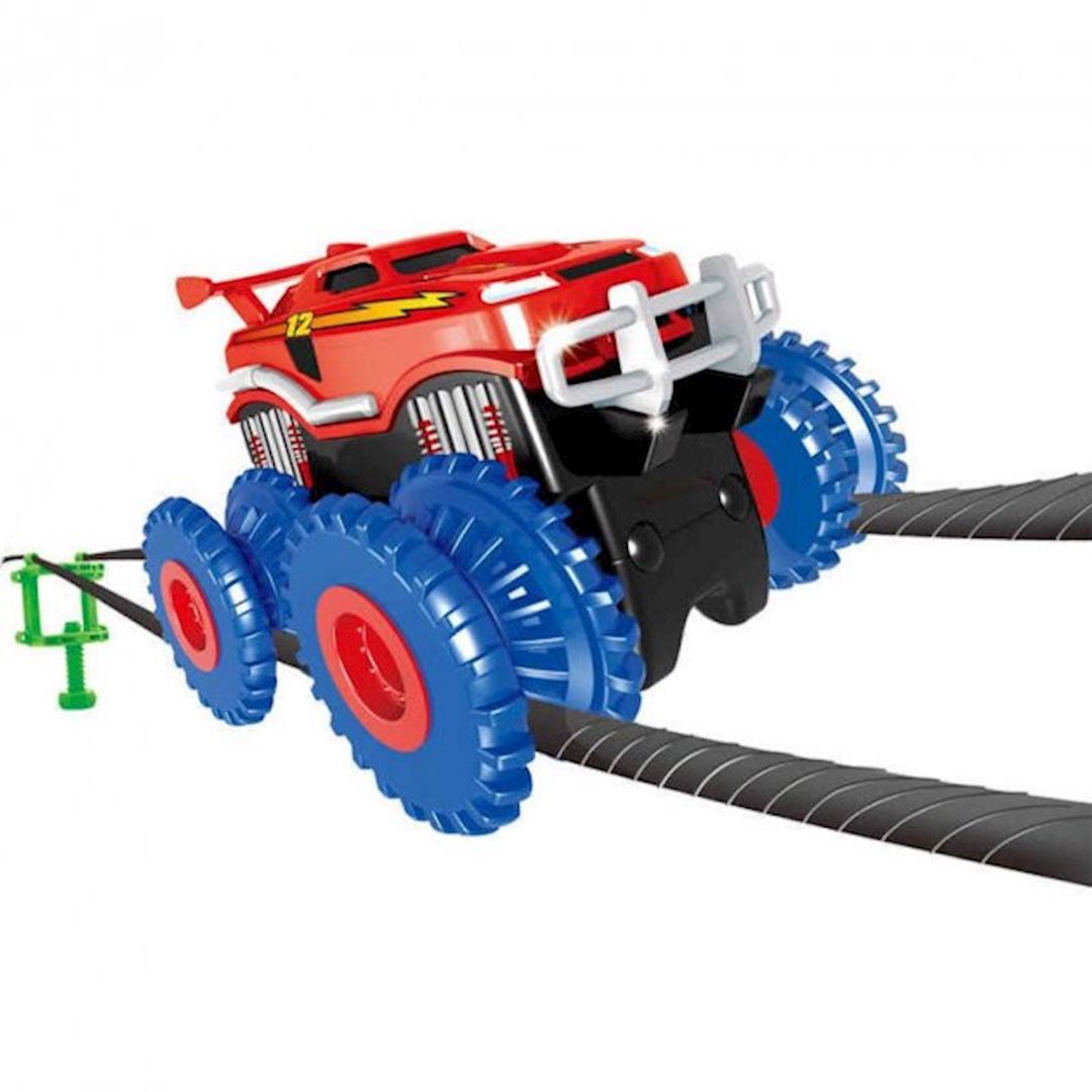 Oyun dəsti Supertoys Trix Trux Monster Trucks that Flip, Climb and Zip-Line — Mallar, Bakı