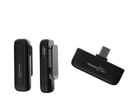 Porodo Blue ClipMic Pro Wireless Microphone X2 Type-C Black — 44.99 ₼ · Bakı · Mikrafonlar Porodo Blue ClipMic Pro Wireless Microphone X2 Type-C Black — Bakı