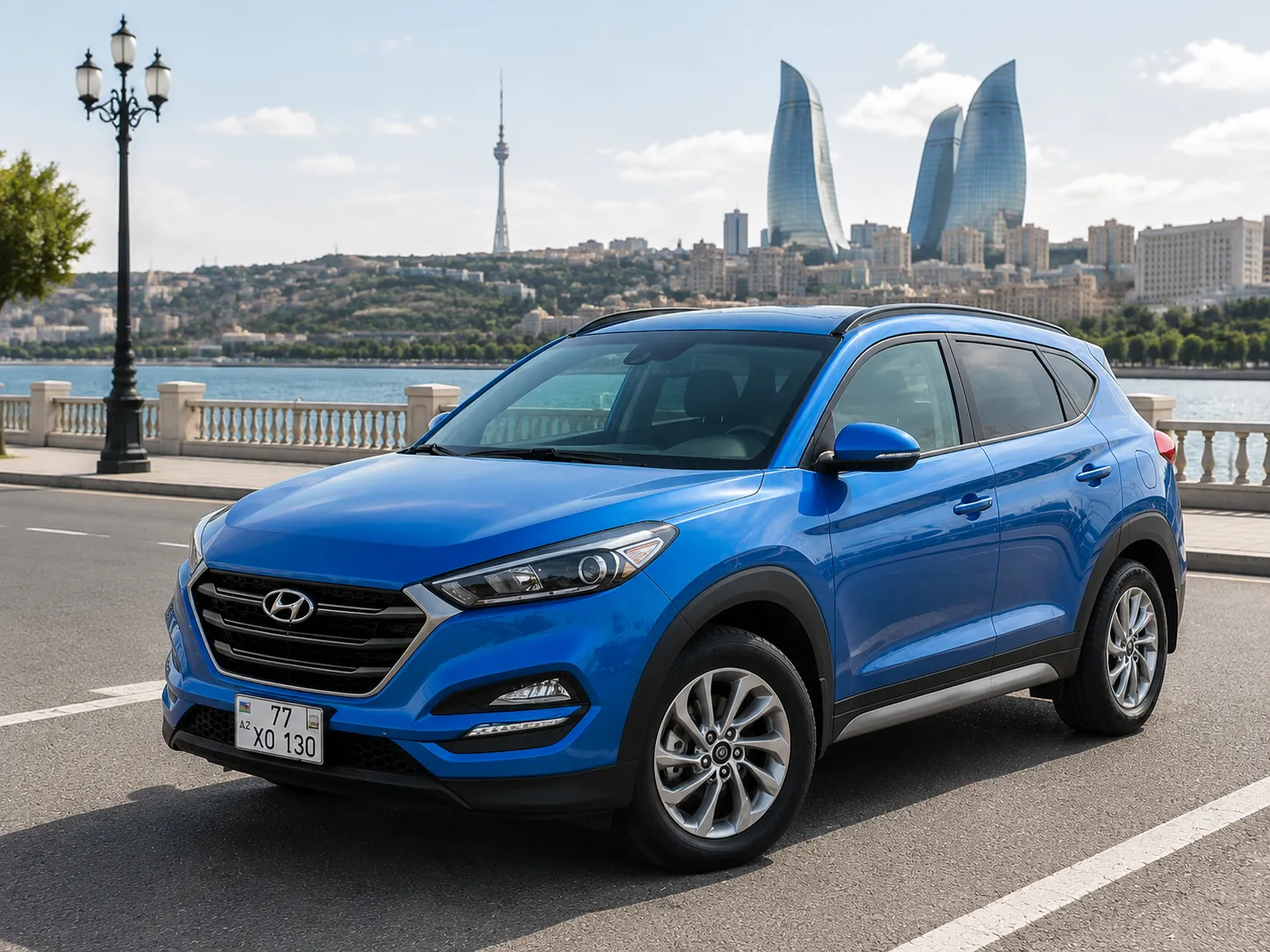 Hyundai Tucson 2018 — gündəlik icarə — Bakı