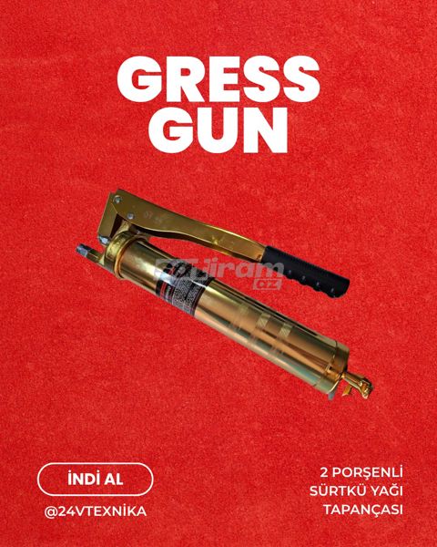 Yağlama Tapançası (Gress Gun) – Avtomobil və Yük Maşınları üçün — 35 ₼ · Bakı · Ehtiyat hissələri və aksesuarlar Yağlama Tapançası (Gress Gun) – Avtomobil və Yük Maşınları üçün — Bakı