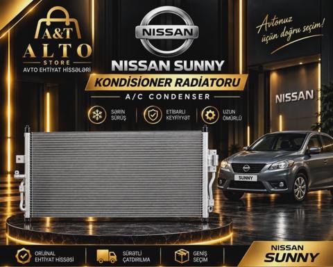 Kondisioner radiatoru Nissan Sunny — 148 ₼ · Bakı · Avto Kondisioner radiatoru Nissan Sunny — Bakı