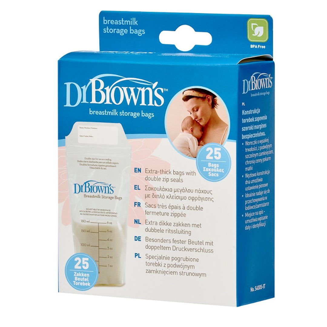 Ana südünü saxlama paketi Dr.Brown's 180 ml, 25 əd — Mallar, Bakı (3)