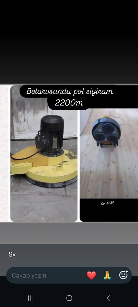 Belarus istehsalı peşəkar döşəmə yonma/xırdalama xidməti. Gəncə — Gəncə