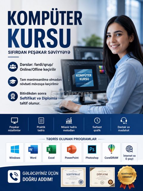 Komputer Kursu — Bakı