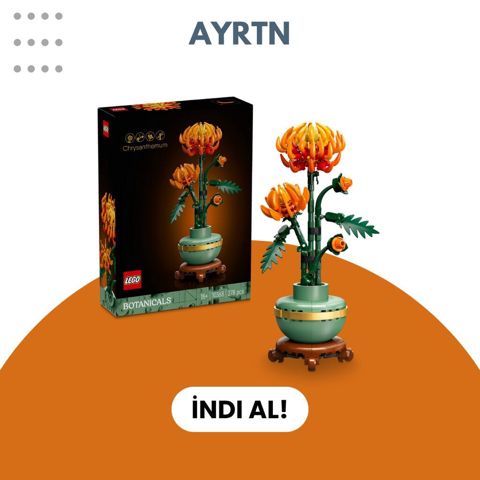 Lego Botanicals – Chrysanthemum konstruksiya dəsti - Model — Bakı