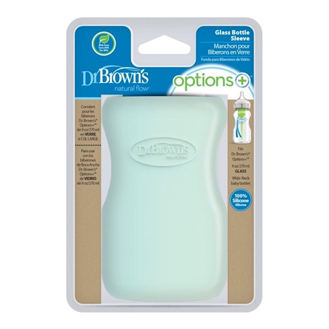 Qoruyucu silikon üzlük Dr. Brown's Options, nanə rəngi, 270 ml — Mallar, Bakı (2)