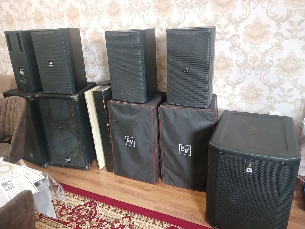 22 kanal dinakord passiv. 1 eded meyas 6002 model konec. 1 eded jbl — Dinamiklər və akustik sistemlər, Masazır
