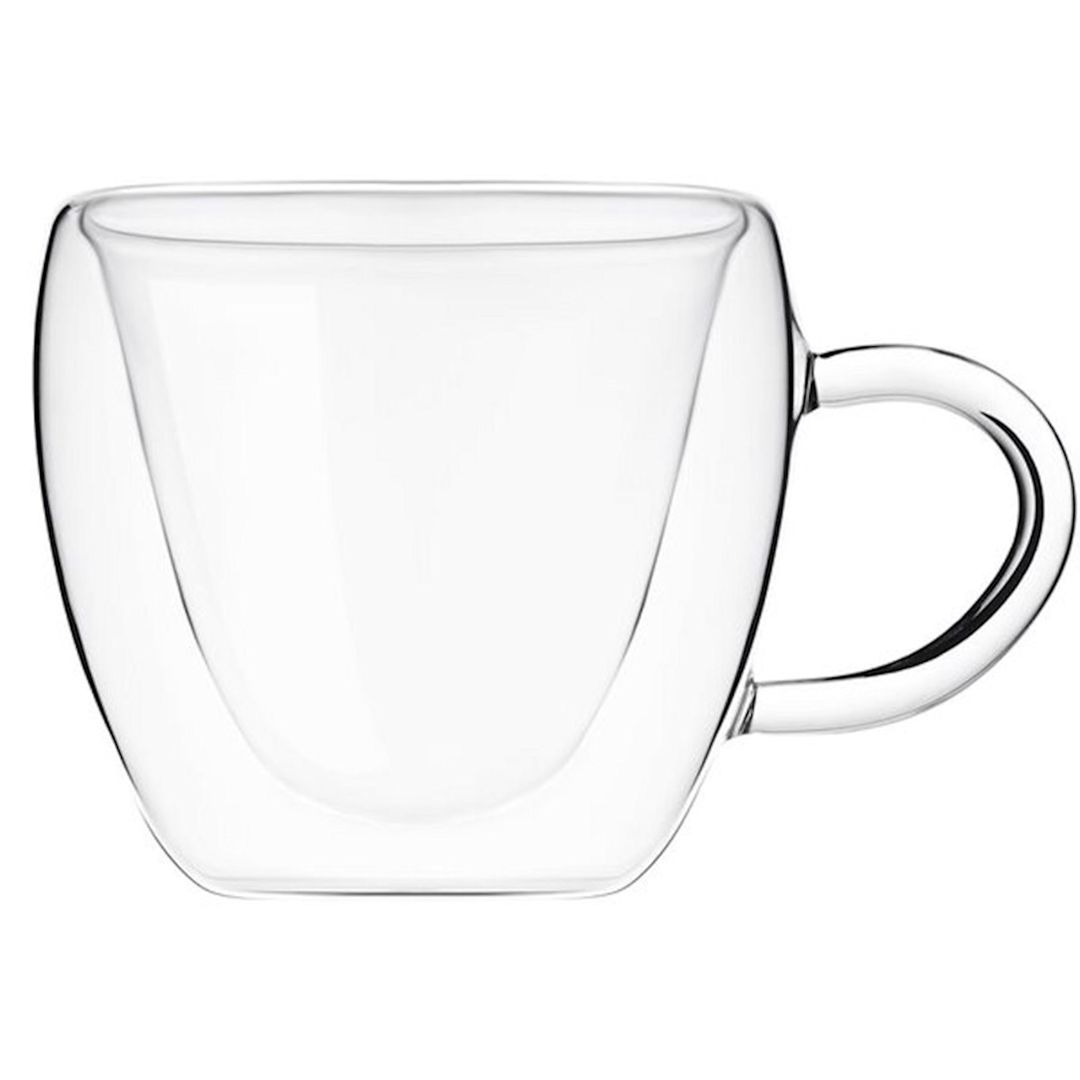 Fincanlar dəsti Ardesto 2 əd, 300 ml, şüşə, şəffaf — Mallar, Bakı (2)