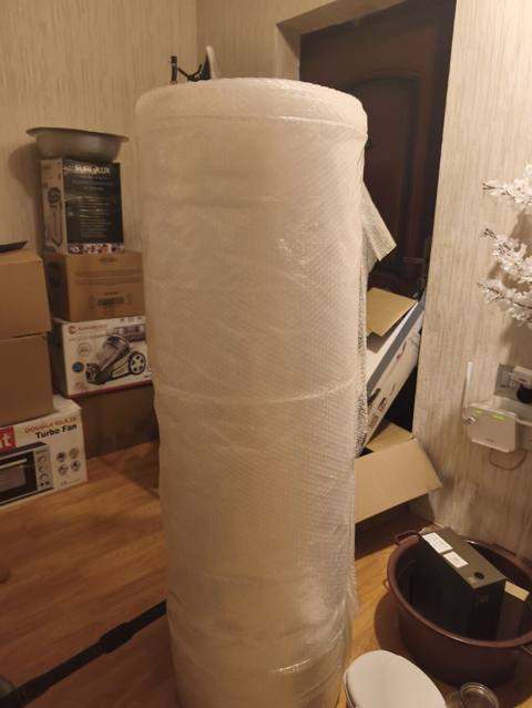 Məhsul: Köpüklü qabarcıqlı bükmə plyonkası (bubble wrap) – iri rulon — 40 ₼ · Bakı · İzolə materialları Məhsul: Köpüklü qabarcıqlı bükmə plyonkası (bubble wrap) – iri rulon — Bakı
