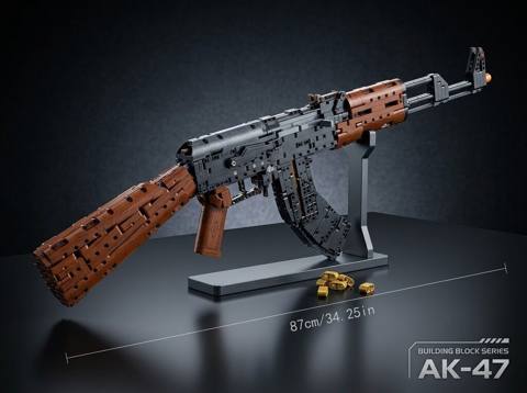 Lego tərzində qurulan model dəst – AK-47 (Building Block Series) — Saray