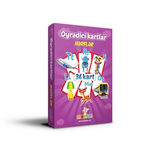 Öyrədici kartlar Mestan Hərflər — Bakı