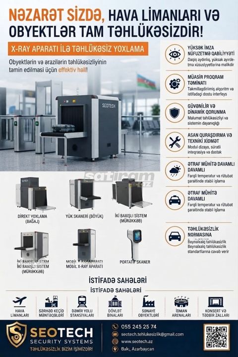 X-ray cihazı 055 245 25 74 — 29 800 ₼ · Bakı · Girişi idarəetmə sistemləri X-ray cihazı 055 245 25 74 — Bakı