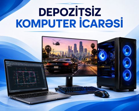 Depozitsiz Kompüter İcarəsi — 40 ₼ · Bakı · Avadanlıq icarəsi Depozitsiz Kompüter İcarəsi — Bakı