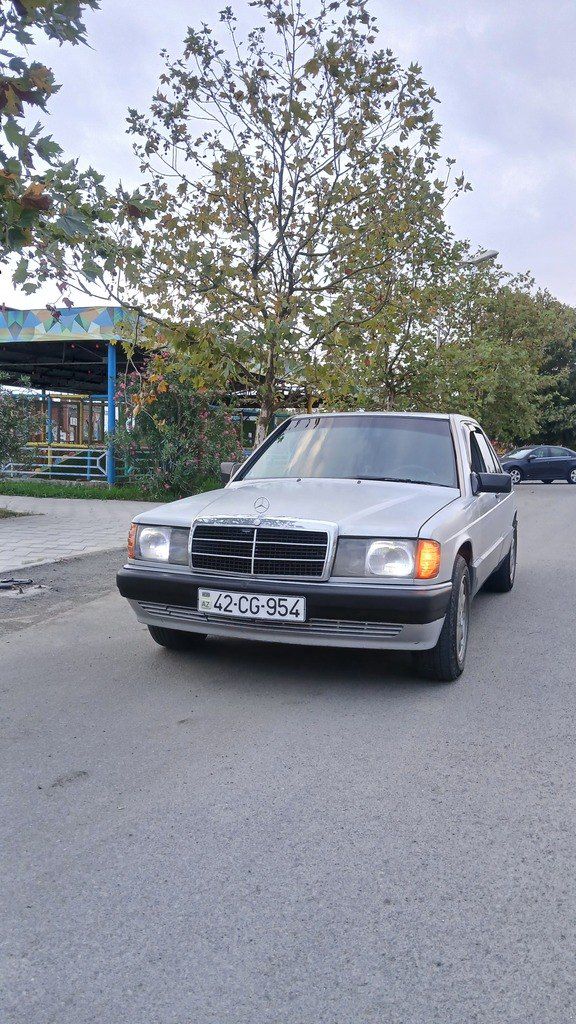 Mercedes 190, 2.0 L, 1991 il, 856 320 km 42-CG-954 — Avtomobillər, Astara (5)