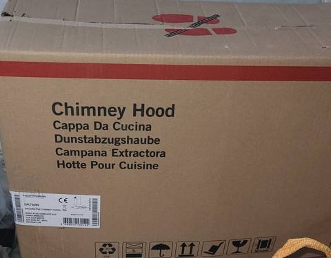 Hoffmann DK750W dekorativ mətbəx aspiratoru (Chimney Hood) - Rəng: ağ — Товары