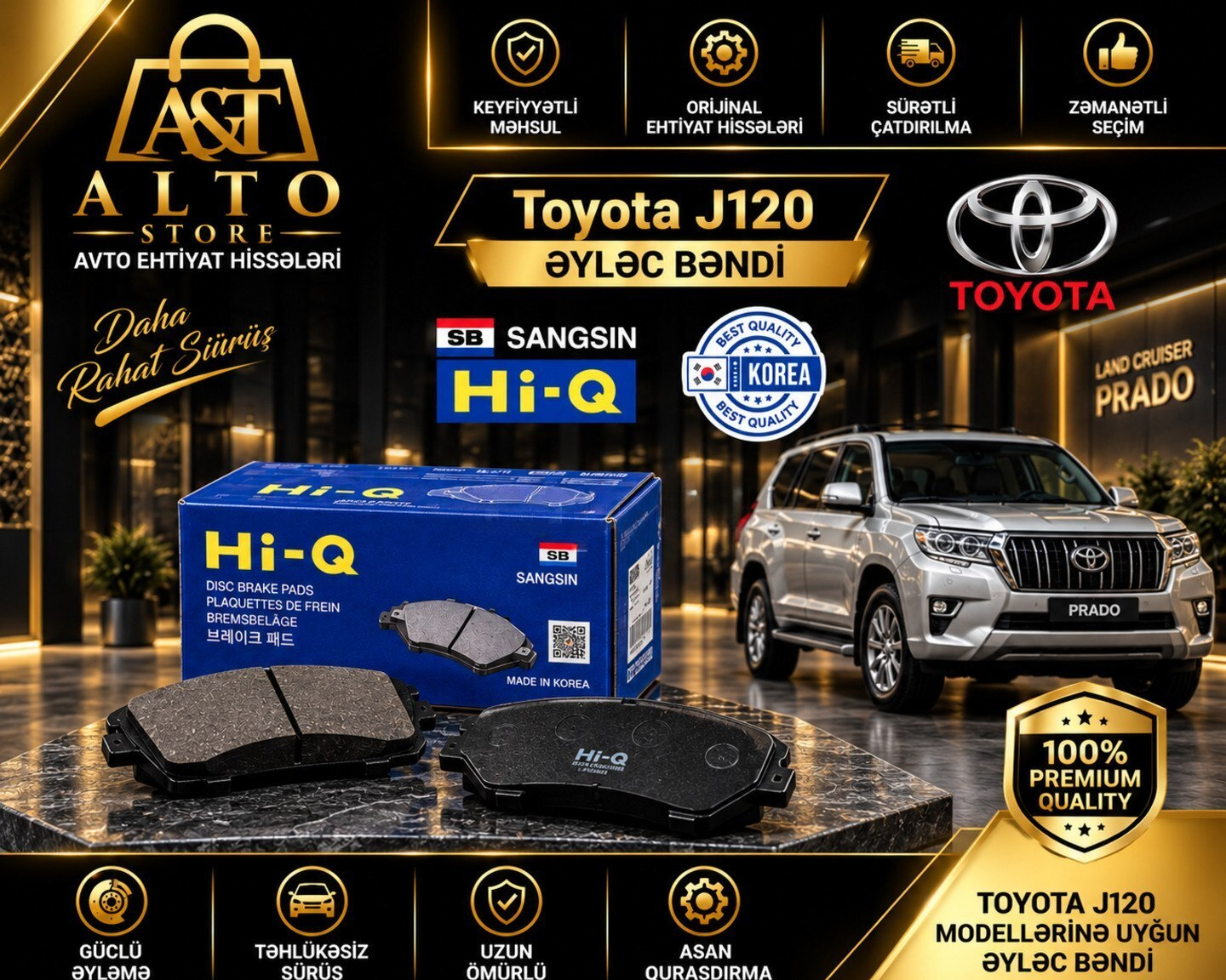 Əyləc bəndi Toyota J120 — Bakı