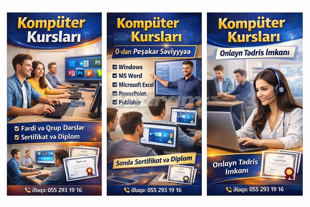 KOmputer kurslari — Təlim, kurslar, Bakı (3)