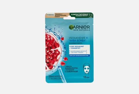 Parça maska üz üçün Garnier Skin Naturals Nəmləndirmə + Akva bomba — Tovarlar
