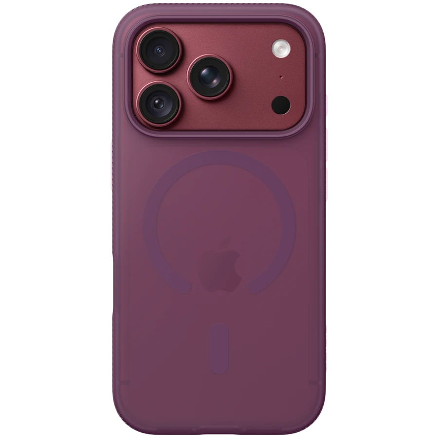 Qoruyucu örtük Belkın Grip Series MagSafe ilə iPhone 18 Pro Max üçün, Burgundy — Şarj cihazları, Bakı