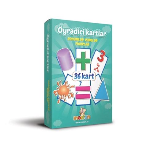 Öyrədici kartlar Mestan Rəqəmlər — Bakı