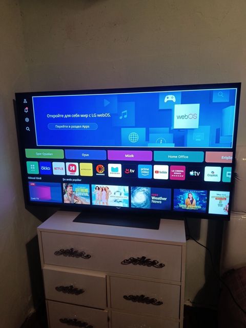 Yeni Televizor LG Qned 55" 4K (3840x2160), Ünvandan götürmə — Bakı