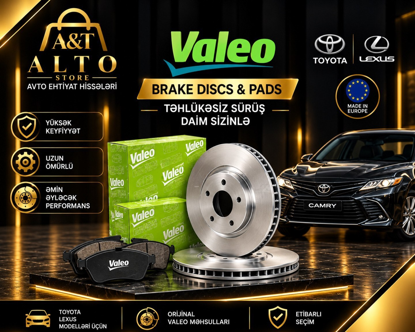 Əyləc diski Toyota Camry 2017-2023 — 75 ₼ · Bakı · Avto Əyləc diski Toyota Camry 2017-2023 — Bakı