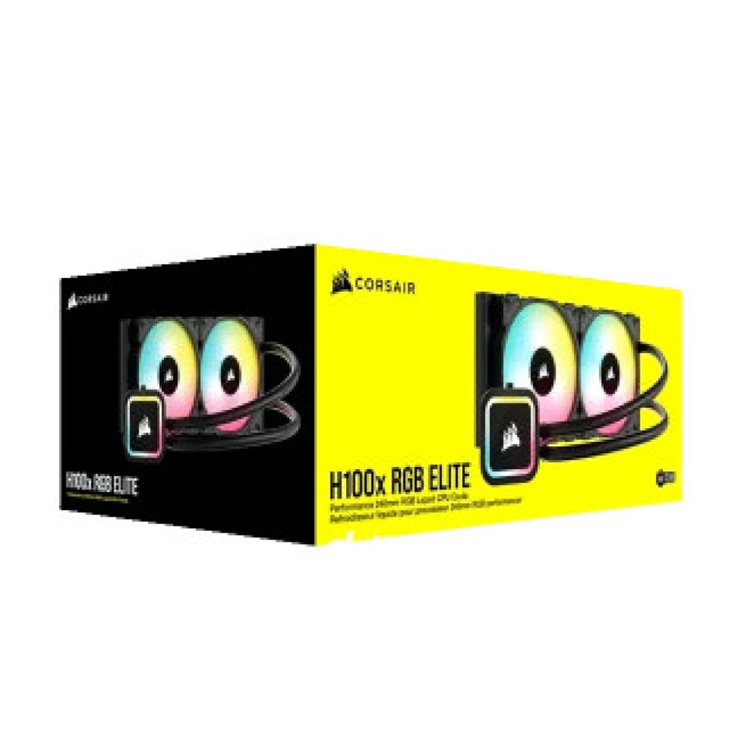Prosessor üçüm kuler Corsair H100x RGB Elite — Keçidçilər və sabit disk qutular, Bakı (3)