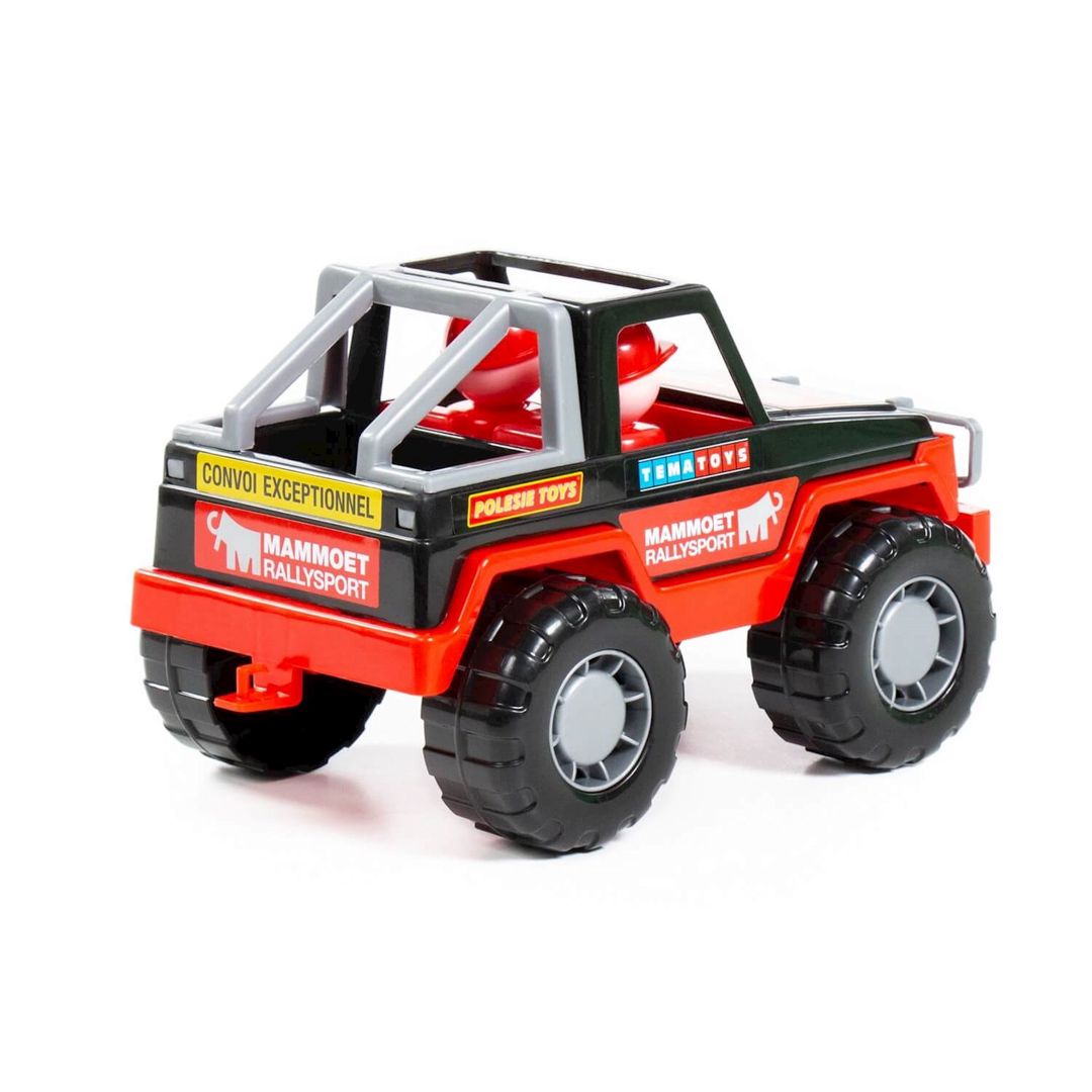 Yolsuzluq avtomobili "Полесье" Mammoet Rally-jeep, 24x15x14 sm, plastik, qırmızı/qara — Mallar, Bakı (3)