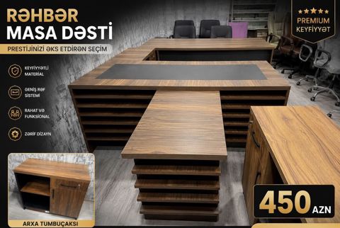 Ölçü 180X80 əldə hazır rəngləri var sifarişlərinizi verə bilərsiz — 450 ₼ · Bakı · Ofis mebeli Ölçü 180X80 əldə hazır rəngləri var sifarişlərinizi verə bilərsiz — Bakı