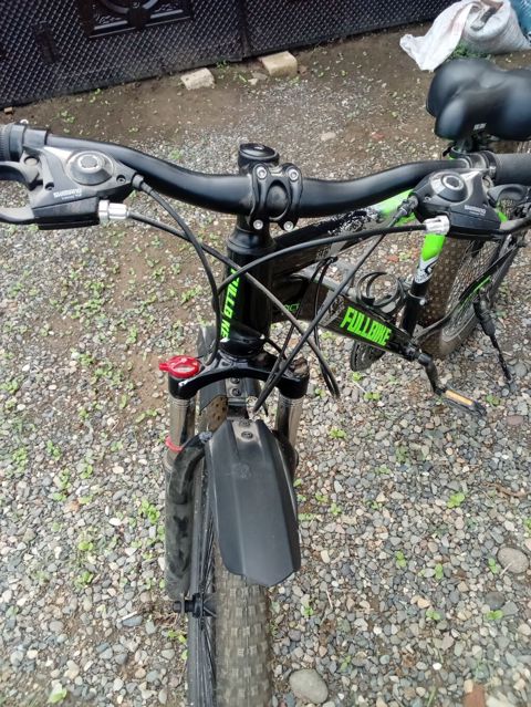 FullBike dağ velosipedi - Rəng: qara-yaşıl - Çərçivə: alüminium — 180 ₼ · Göytəpə · Dağ velosipedləri FullBike dağ velosipedi - Rəng: qara-yaşıl - Çərçivə: alüminium — Göytəpə