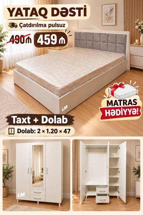 _*Taxt+dolab*_ Yeni və sifarişlə _*İstənilən Rəng Sifariş ET — Bakı