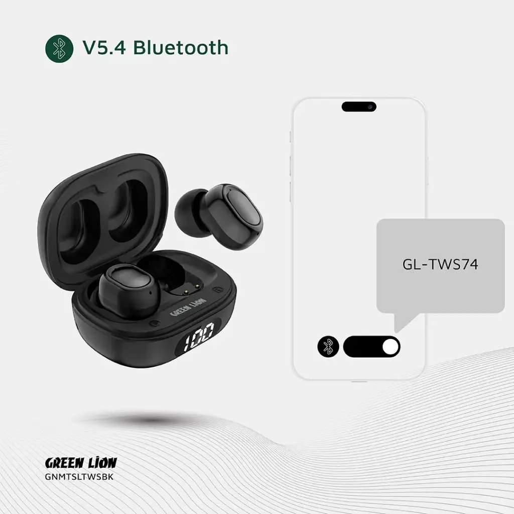 Green Lion Mittersill Simsiz Qulaqlıq - Black — Simli qulaqlıqlar, Bakı (3)