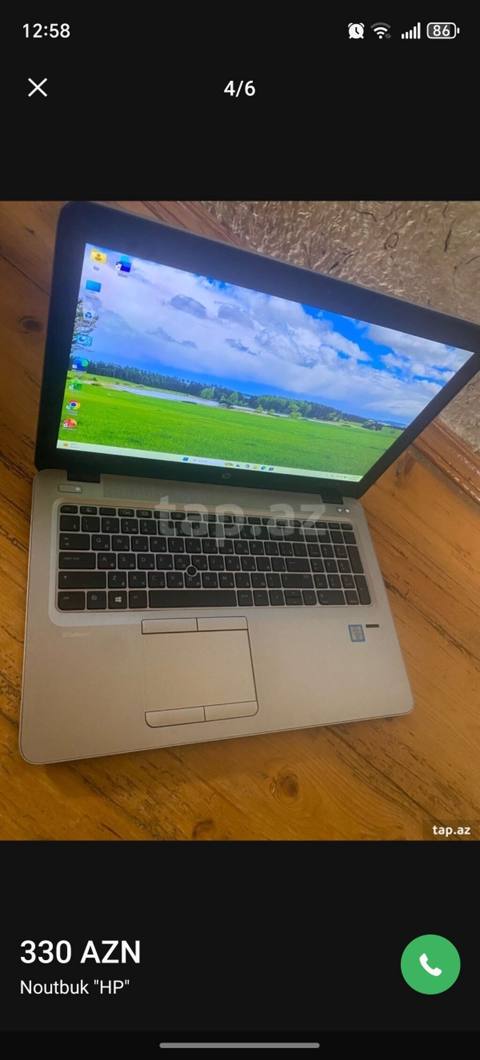 HP EliteBook/ZBook 15u G3 noutbuku Texniki göstəricilər: - Prosessor — Şəki