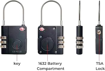 Levelo TabiLock TSA Luggage Lock Black — Smartfon aksesuarları, Bakı (2)