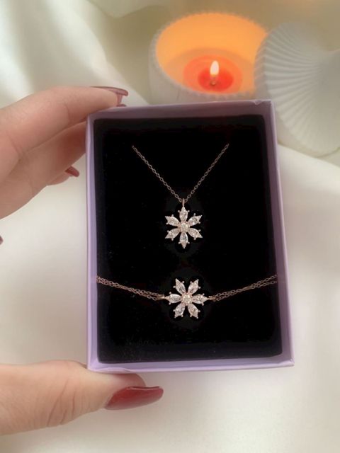 Zinət dəsti kulonlu zəncir və qolbaq slvbj_100302, gümüş 925 əyar, sirkon daşı — 79 ₼ · Bakı · Mallar Zinət dəsti kulonlu zəncir və qolbaq slvbj_100302, gümüş 925 əyar, sirkon daşı — Bakı