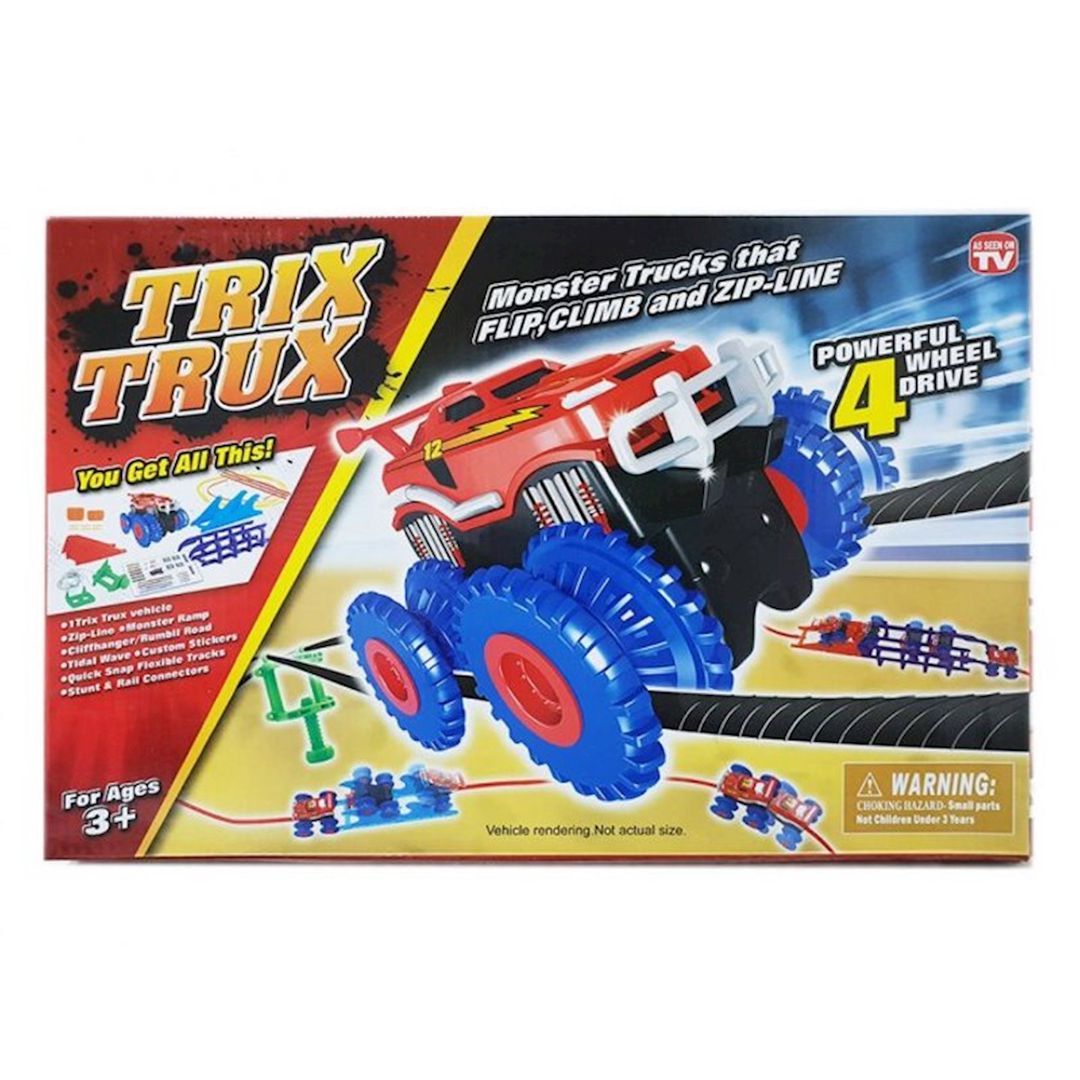 Oyun dəsti Supertoys Trix Trux Monster Trucks that Flip, Climb and Zip-Line — Mallar, Bakı (3)