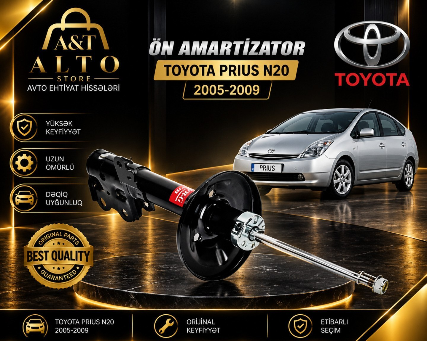 Ön amortizator Toyota Prius N20 2005-2009 — 51 ₼ · Bakı · Ehtiyat hissələri Ön amortizator Toyota Prius N20 2005-2009 — Bakı