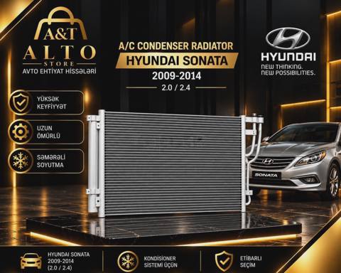 Kondisioner radiatoru Hyundai Sonata 2009-2014 — Bakı